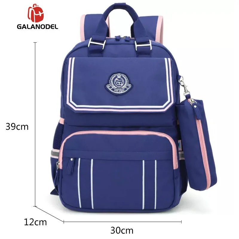 Blue and pink Школьный рюкзак для девочек, рюкзак для девочек, детская дорожная сумка, школьные сумки, повседневные сумки на плечо - Цвет: Blue and pink