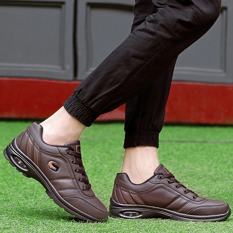 Мужская обувь для гольфа, для улицы, черный, коричневый цвет, мужские водонепроницаемые спортивные кроссовки, на шнуровке, мужские кроссовки для тренировок в гольф, спортивная обувь
