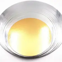 100 шт круглая доска для торта золотистого и серебристого цвета для презентаций, декорированные торты, вращающиеся пластины, инструменты для выпечки 8 дюймов 10 дюймов