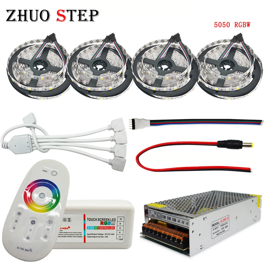 DC12V 5050 Светодиодные ленты Водонепроницаемый RGB/RGBW LED светильник гибкие