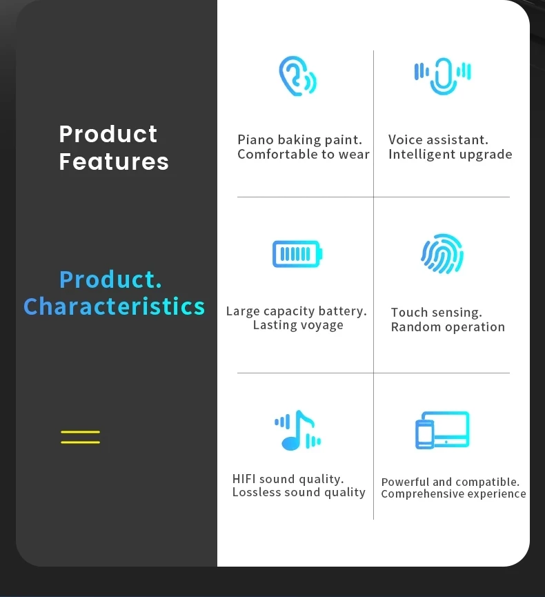 TWS TG11 Wireless Headphones Sport Earbuds Mini Music Headset Noise Reduction For Iphone Huawei Xiaomi Gaming Bluetooth Earphone
