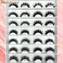 

Abestyou Cosmetics 8d Mink Lashes New Styles Shorter Fluffy Messy 18-20mm Wholesale Eyelashes maquillage