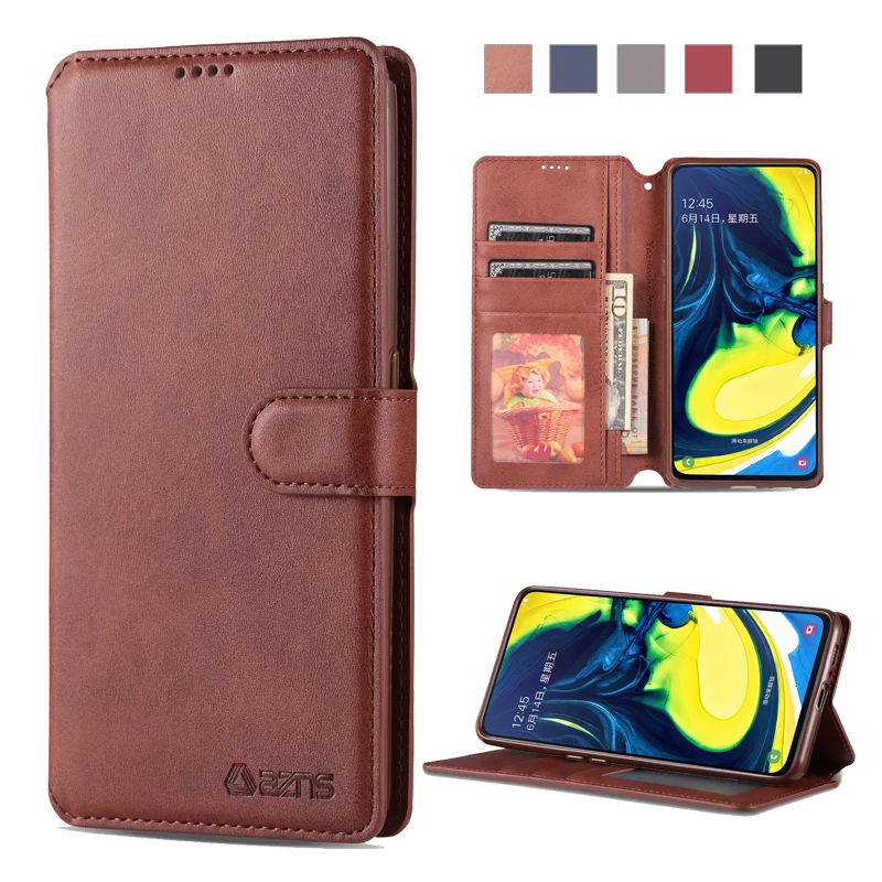 

Wallet Flip Leather Case For Samsung Galaxy A70 A50 A40 A30 A20 E A10 M10 M20 M30 A8 A7 A6 Plus 2018 A9 2018 S10 Case Coque