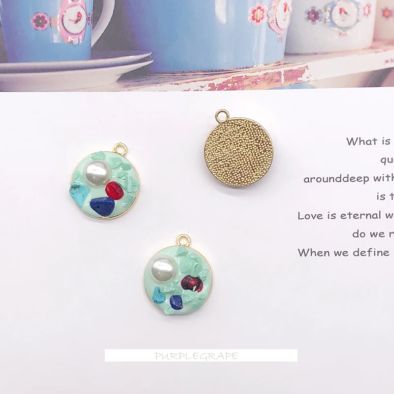 

Diy Literature and Art Ins Wind Earrings with Individual Color Retaining Material