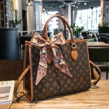 

Onthego Large Capacity Totes Fashion Sac Femme Leather Designers Shoulder Bags Woman Handbag Handle Lady Shopping Bag