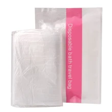 Одноразовые Ванна крышки вкладыш ультра большой вкладыш Пластик сумка Салон бытовой Отель индивидуальная упаковка для дома и путешествий ванной 10 шт./компл