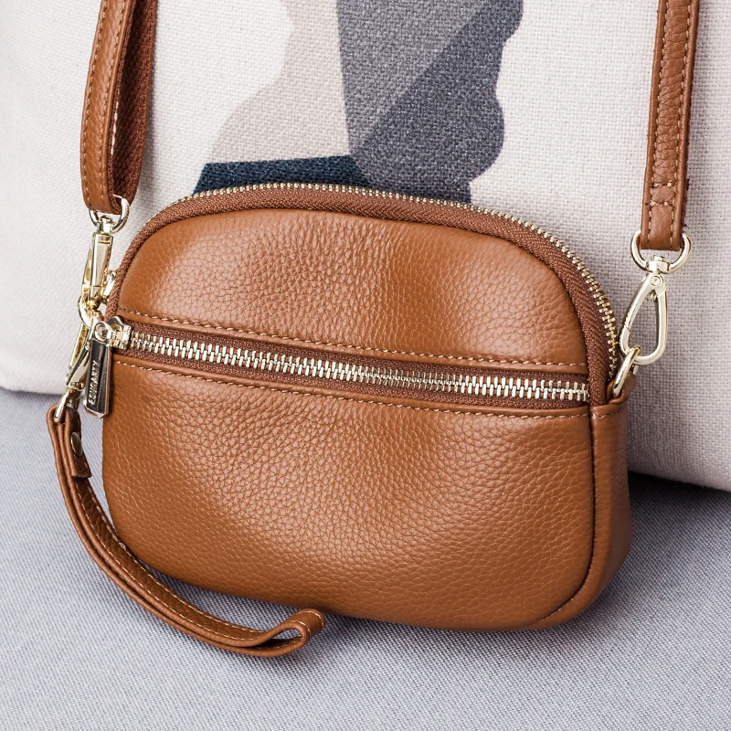 

New Genuine Leather Small Messenger Bag Women Fashion Crossbody bags for female Party Purse Ladies Shoulder Bag Luxury Handbags