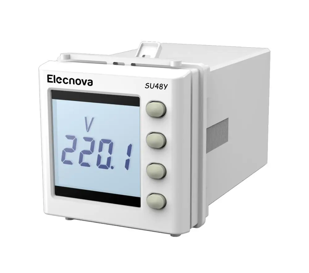

SU48Y 48*48mm single phase lcd digital display panel ac voltage meter