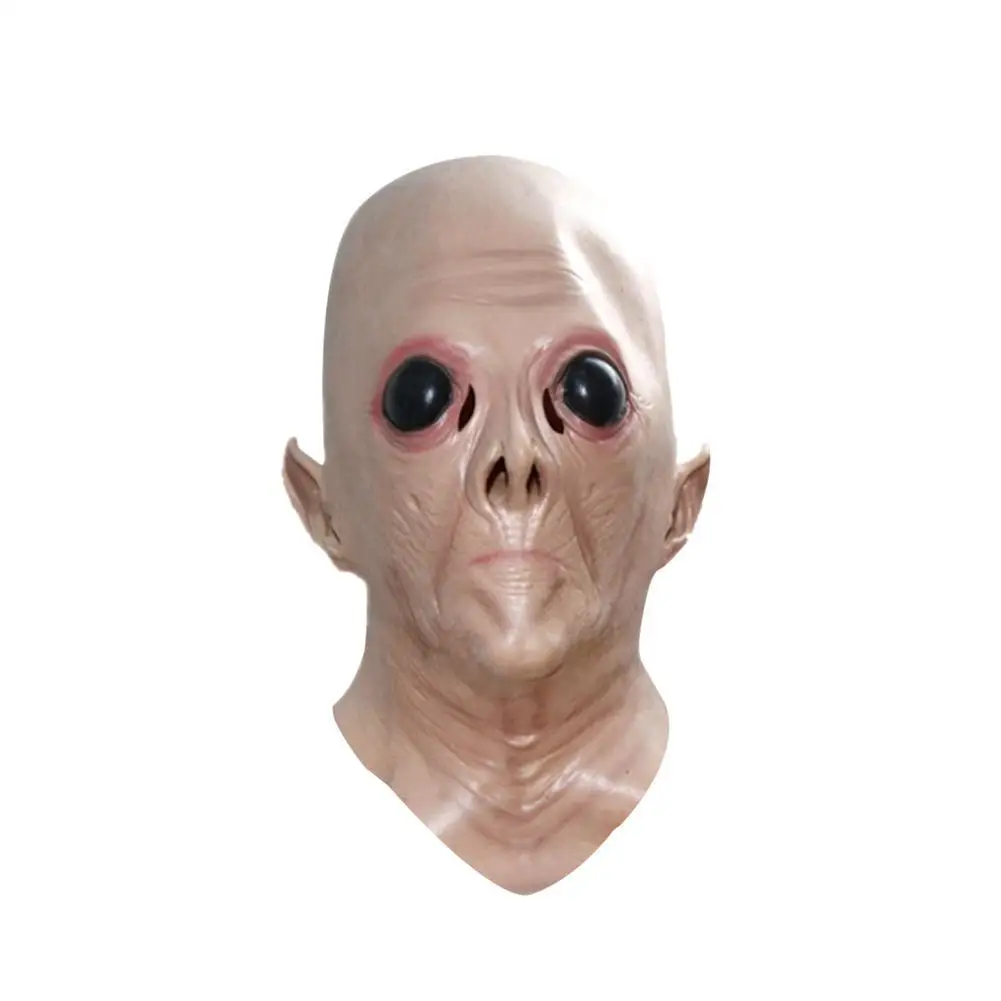 

Halloween Decoration Hood Alien Horror Full Face Mask Wigs Masquerade Bar Cosplay Props Party Decoration Mask