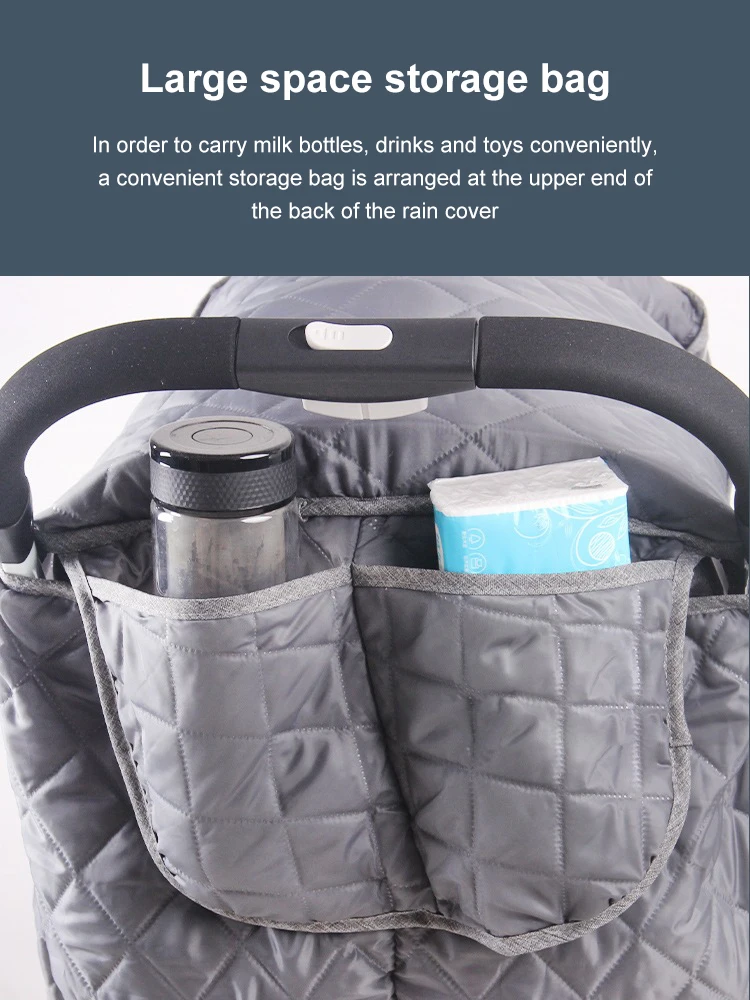 Winter Baby Stroller Rain Cover Thicken Warm Wind Dust Shield Raincoat for Baby Outdoor Stroller Protective Cover Waterproof Baby Strollers vintage