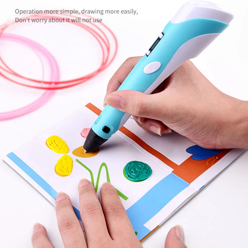 

Wholesale Pen Printer support PLA ABS PCL 3D painting low temperature printing 3d pen for Christmas Gift