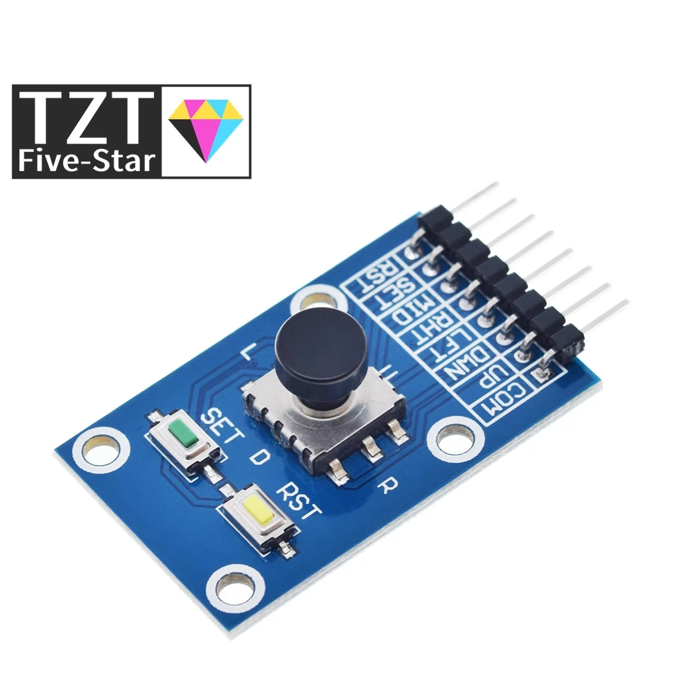 TZT Fünf-Richtungs-Navigations-Tastenmodul für MCU AVR Game 5D Rocker Joystick Unabhängige Tastatur für Arduino Joystick-Modul – Detail 2