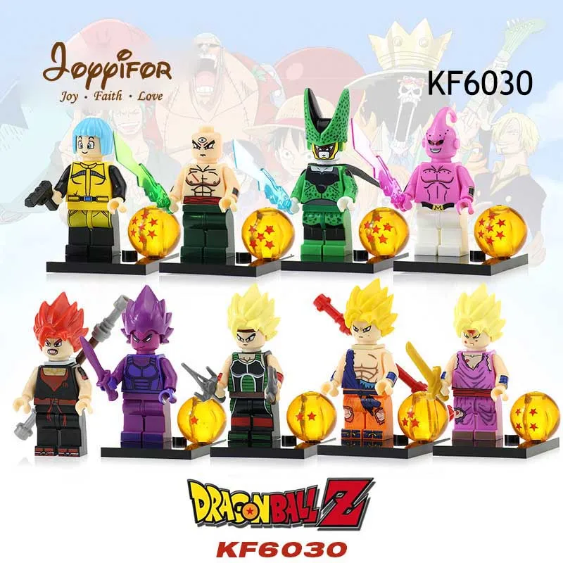 18 компл./лот Dragon Bills серия Cell Vegeta Beerus Son Goku Saiyann assembly Kit Экшн фигурки строительные блоки кирпичи детские игрушки