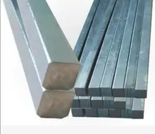 

Titanium Ti Grade 2 Gr.2 GR2 Metal square Rod Diameter 6mm, Length 250mm