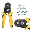 VSC8 16-4A 6-4A 0.25-10mm 23-10AWG Adjustable Precise Crimp Pliers Tube Bootlace Terminal Crimping Hand Tool VSC9 6-4A 3