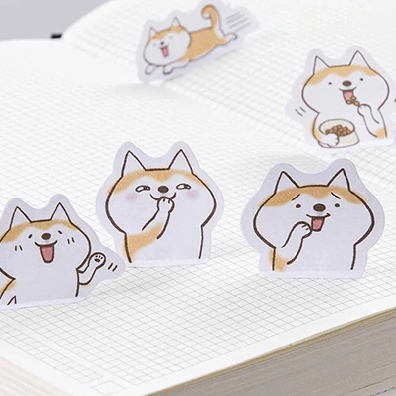 45 шт./кор. Kawaii Косплей Shiba «Лисья Секретная служба»(Inu собака DIY декоративные наклейки для телефона для бутылок украшения