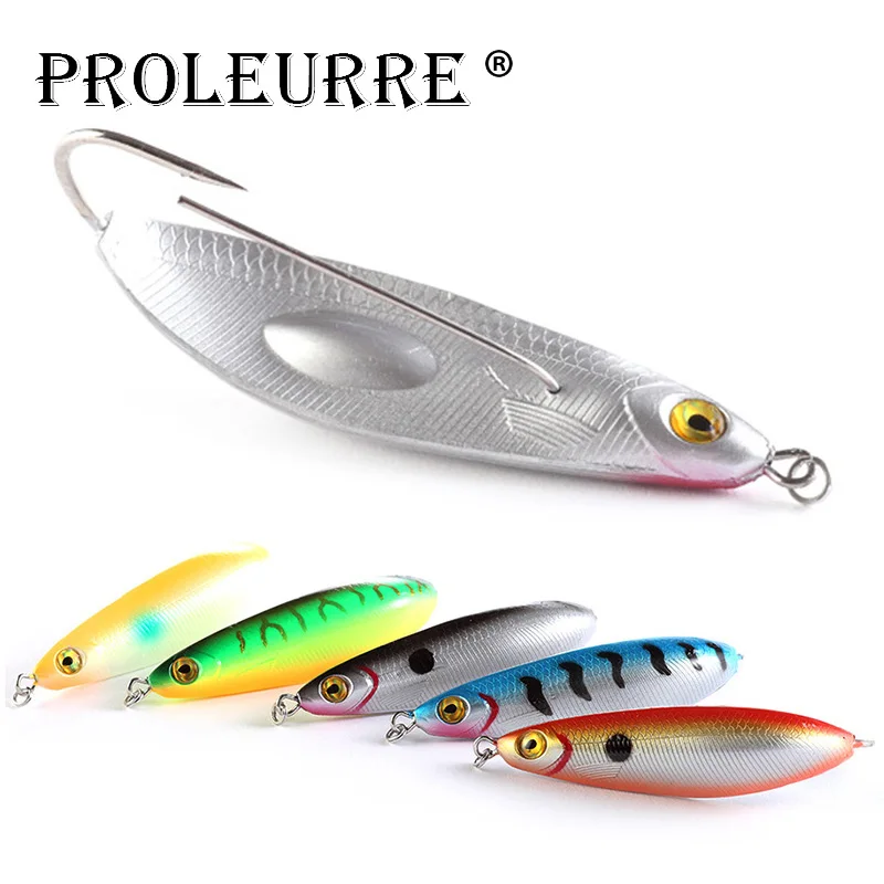 

1Pcs Rotating Spoon Baits Minnow Fishing Wobblers 50mm 20g Anti-hanging Hook Hard Bait Freshwater Winter Ice Fishing Lures