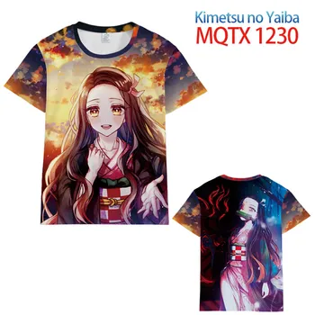 

cosplay Anime Demon Slayer Kimetsu no Yaiba Kamado Tanjirou Kamado Nezuko Agatsuma Zenitsu 3D printed T-shirt top for men women