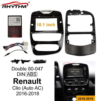 

Car Fascia Trim Kit For Renault Clio 2016-2018 Auto AC One/ Double Din Car Car dvd Frame Audio Fitting Canbus Adaptor Dash Panel