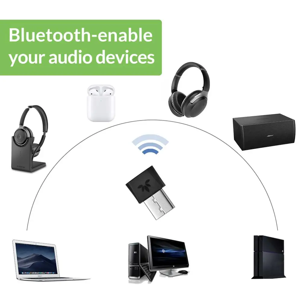 Transmissor de Áudio Externo para Música Filmes em pc Avantree Adaptador Bluetooth Usb Chamadas Jogos Dg80 5.0 - Image 2