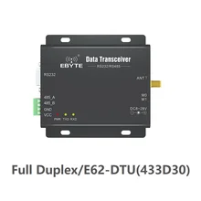 E62-DTU-433D30 полный дуплексный Частотный прыжок RS232 RS485 433 МГц 1 Вт IoT uhf беспроводной модуль приемопередатчика 433 м приемник передатчика