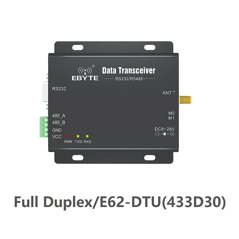 E62-DTU-433D30 полная дуплексная перестройка частоты RS232 RS485 433 МГц 1 Вт IoT uhf беспроводной