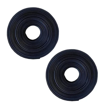 

2 Pcs 1 M Black Heat Shrink Tube Electrical Sleeving Car Cable Wire Heat Shrink Tubing Wrap 20MM 10MM
