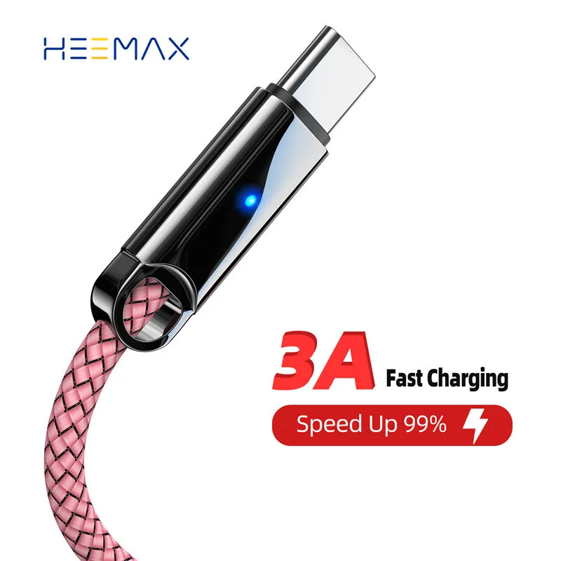 Кабель для быстрой зарядки USB Type-C 3 А Samsung S10 S9 Redmi note 9 pro USB-C кабель передачи данных |
