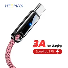 USB Type C 3A Fast USB Charging Cable for Samsung S10 S9 Type-C Charger Data Cable for Redmi note 9 pro USB-C Cabo Wire