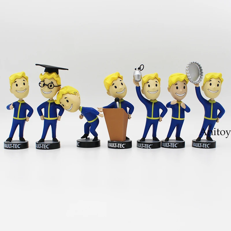 Bobble Head Fallout vaddle Boy ПВХ фигурка Коллекционная модель игрушки 7 видов стилей подарок на день рождения KT1777