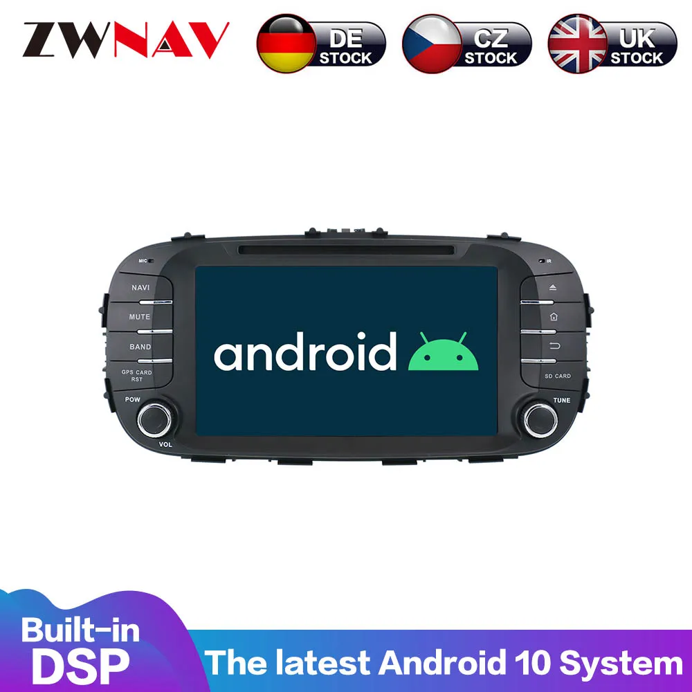 Android 10 PX5/6 4 + 64G DSP IPS экран для Kia SOUL 2014 2015 2016 2017 2018 автомобильный мультимедийный