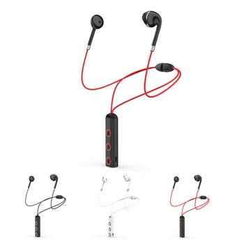 

2020 New Bluetooth Earphones Magnetic Sport Wireless Hanging Neck Earphones with Microphone for Xiaomi Red Mi Huawei P