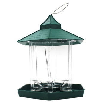 

Outdoor Small Feeder Hanging Diamond-Shaped Waterproof Lazy Bird Feeder Bird Bird Food Box