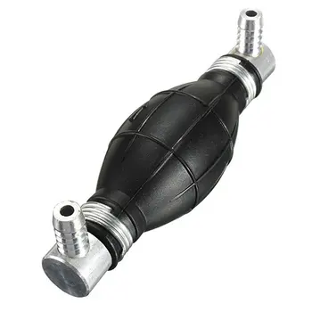 

8/10 mm Black Car Pump Rubber Fuel Transfer Vacuum Fuel Line Hand Primer Pump Bulb Type For Boats Tractors Cars' Engine