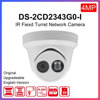 

Original hikvision ip Camera DS-2CD2343G0-I replace DS-2CD2342WD-I 4MP with Build-in Mic Support PoE Hik-Connect app CCTV Camera