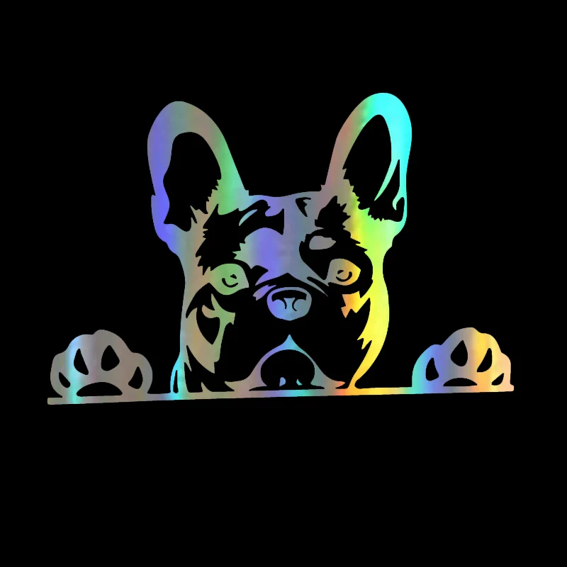 

Beautiful Paws Up French Bulldog Frenchie Bully Dog Car Sticker Car Decal Cover Scratches Waterproof Pvc 10.4cm X 15.6cm