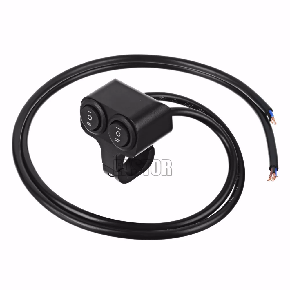 12v 10A Мотоцикл с ЧПУ Алюминий сплав переключатель 22-24 мм 2 варианта 2 Шестерни головной светильник переключатель мотоциклетные переключатели для 4 светильник