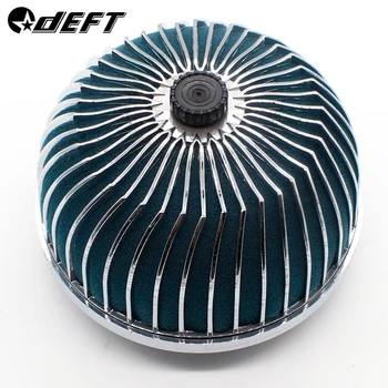 

DEFT Universal 76MM Car Air Filter Clean Intake High Flow Round Cone Car Air Intake Filter Induction Kit Mushroom Head