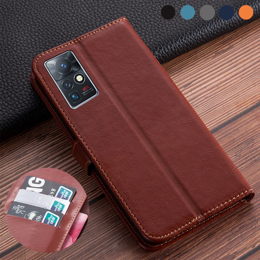 Роскошный кожаный чехол-книжка с откидной крышкой чехол на Infinix Zero X Pro