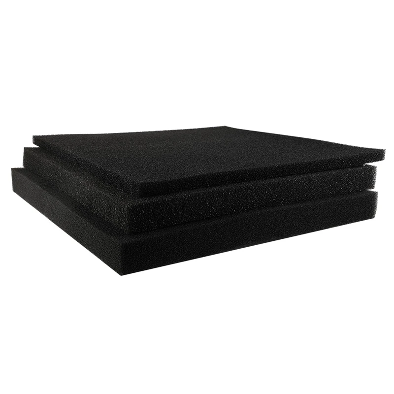 Practical Biochemical Cotton Sponge Aquarium Filter Fish Tank Pond Black Foam Sponge Tank Filter Accessories