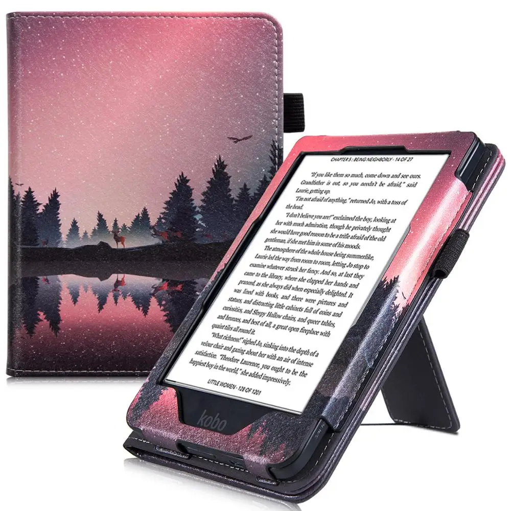 AROITA-funda con soporte para Kobo Clara HD, funda protectora