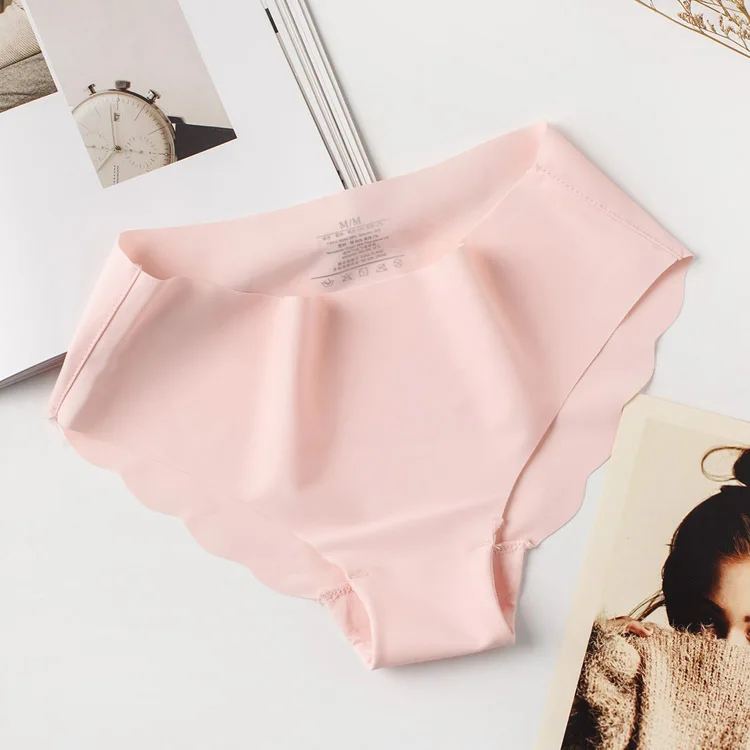 CXZD Seamless Panty Set Underwear Female Comfort Intimates Fashion Female large size one-piece seamless Low-Rise Briefs Lingerie (9)