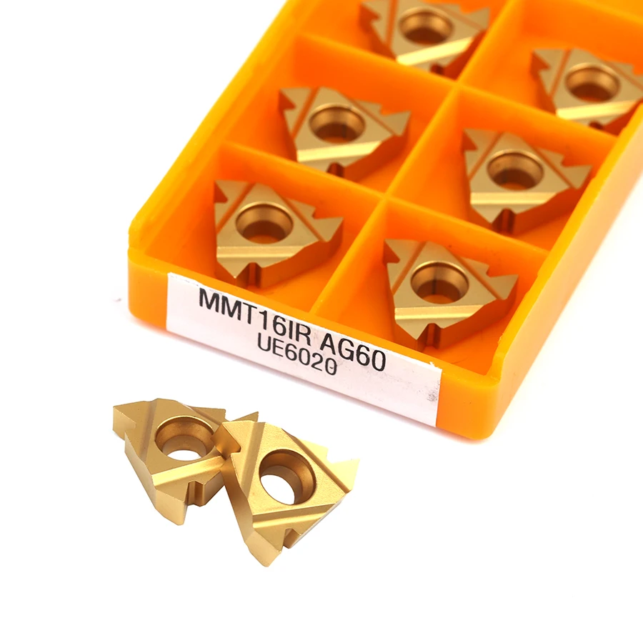 

High Quality Original MMT 16IR AG60 AG55 VP15TF UE6020 US735 Thread Turning Tool Carbide Insert CNC Metal Lathe Tool Thread Tool