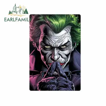 

EARLFAMILY 13cm x 8.7cm for Jokers Car Stickers and Decals Vinyl Waterproof Sun Protection Car Accessories Suitable for VAN RV