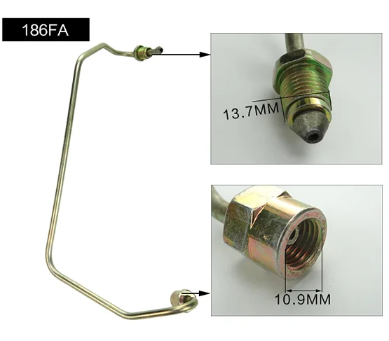 170F - Tuyau D'injection De Carburant Pour Moteur Diesel, Tuyau Haute