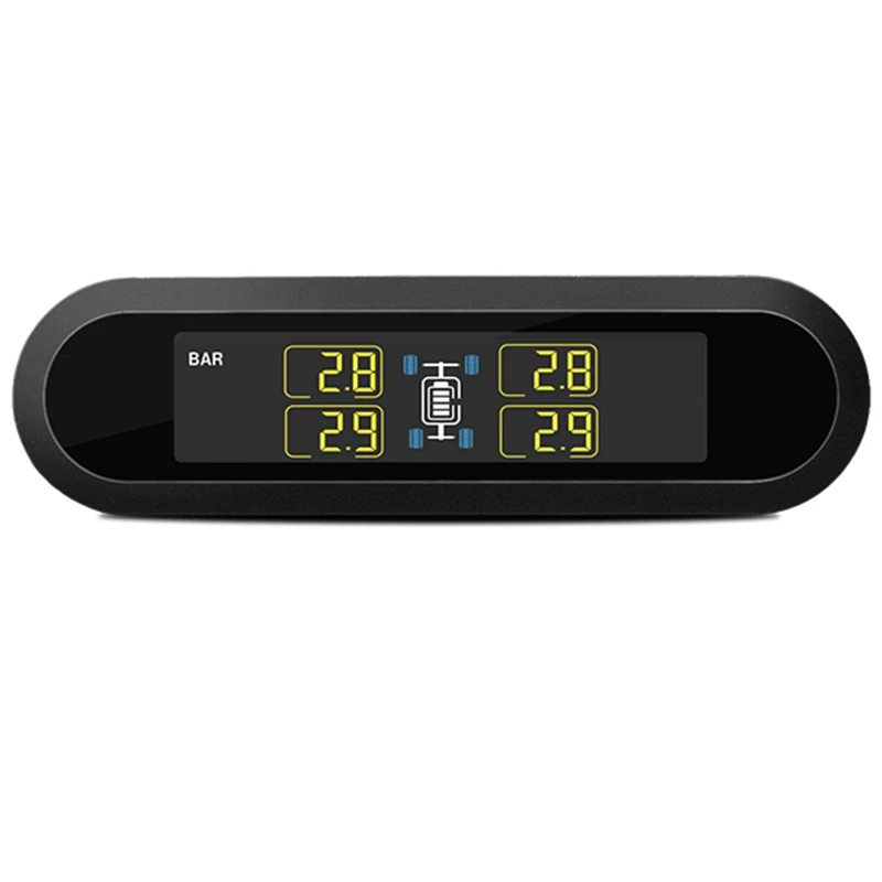 Автомобильный TPMS система контроля давления в шинах Супер lcd универсальный для 6 колес автобуса с 6 датчиками импортированные фишки T650
