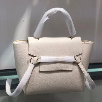 

2020 leather catfish bag light gray wings handbag net red ladies all-match cross-body high-quality leather fashion classic