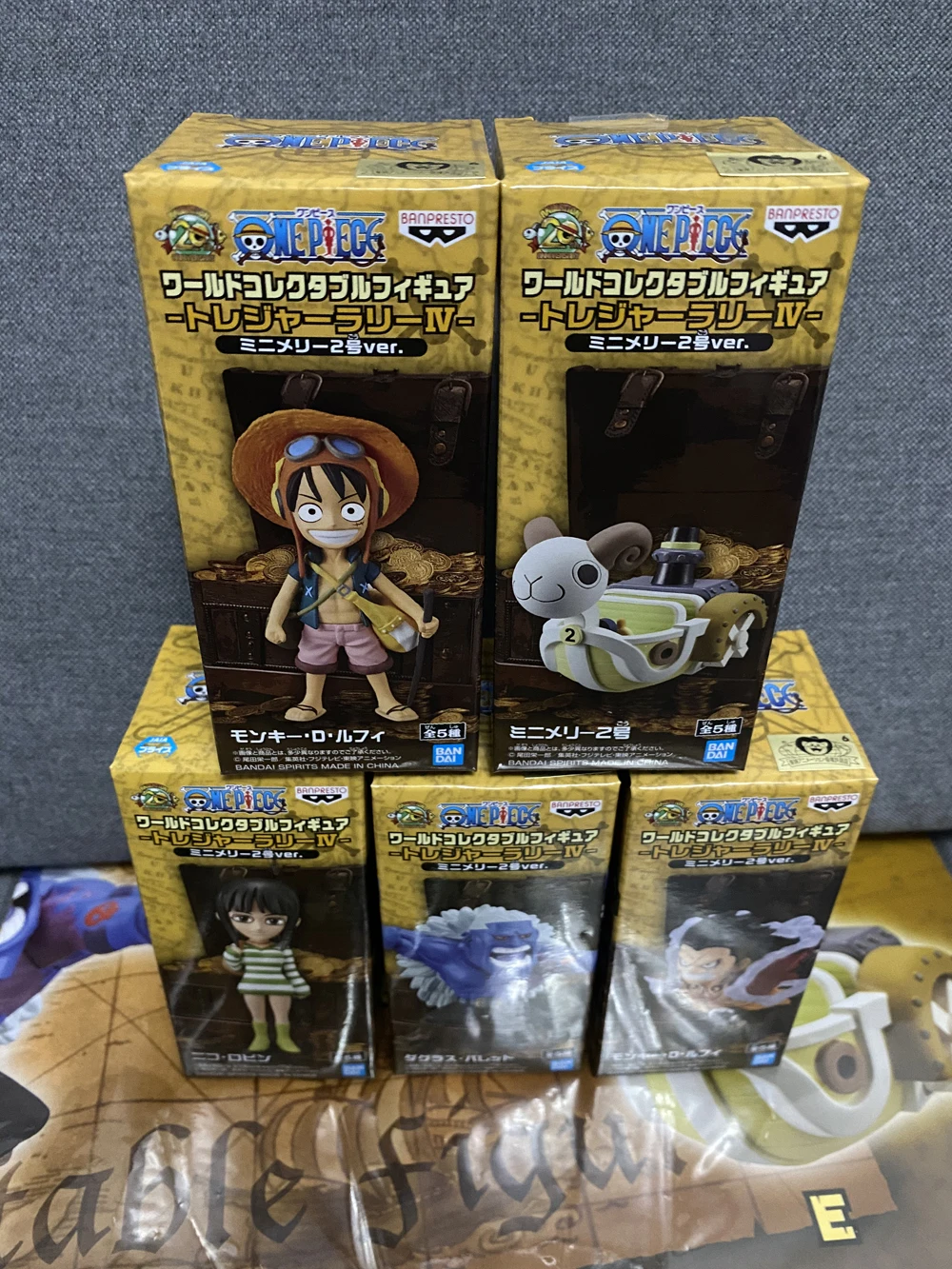 In Stock Original Banpresto One Piece Treasure Wcf Vol 4 th Anniversary Figures Pvc Figure Set Aliexpress