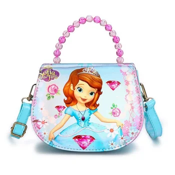 

New children's mini cute schoolbag children Elsa handbag children handbag girl purse shoulder cartoon handbag messenger bag