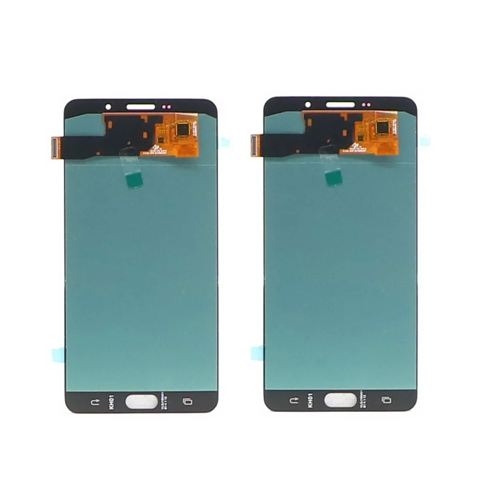 Подходит для samsung Galaxy AMOLED lcd A910 A9100 A910F/DS lcd сенсорный экран дигитайзер компонент с регулировкой яркости